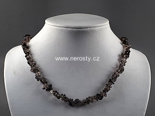 smoky quartz, necklace