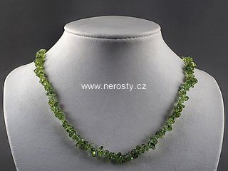 peridote, necklace