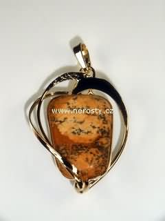 kalahari jasper, pendant