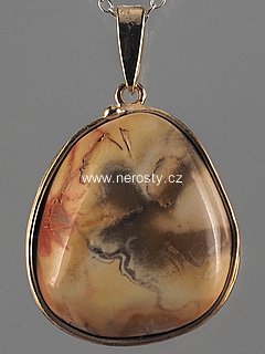 agate, pendant