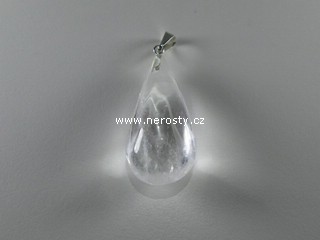 rock crystal, pendant