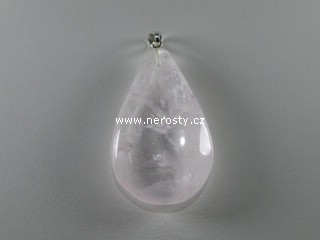 rose quartz, pendant