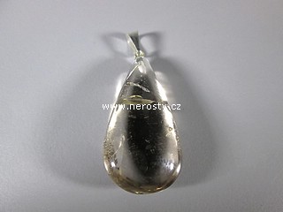 smoky quartz, raindrop