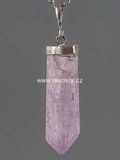 kunzite, pendant