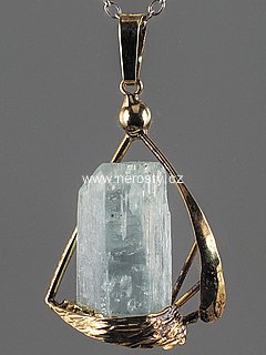 aquamarine, pendant