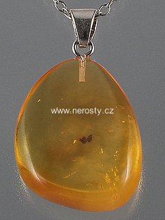 amber, pendant