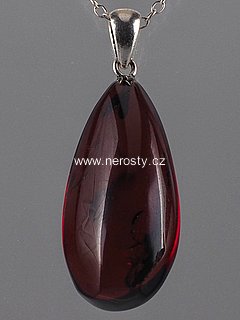 amber, pendant