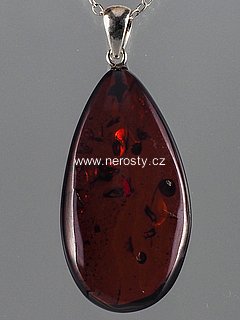 amber, pendant