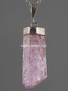 kunzite, pendant