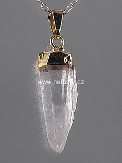 rock crystal, pendant