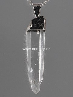 rock crystal, pendant