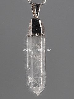 rock crystal, pendant