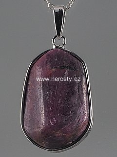 ruby, pendant