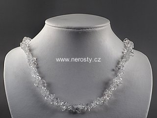 rock crystal, necklace