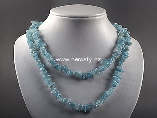 aquamarine, necklace