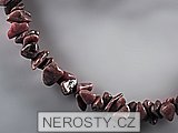 rhodonite, necklace