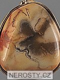 agate, pendant