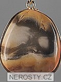 agate, pendant