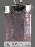 kunzite, pendant