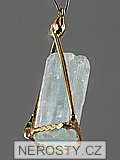 aquamarine, pendant