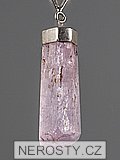 kunzite, pendant