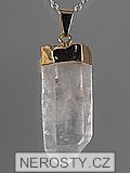 rock crystal, pendant