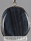 blue tiger eye, pendant