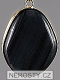 blue tiger eye, pendant