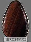 red tiger eye, pendant