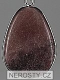 lepidolite, pendant