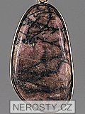 rhodonite, pendant