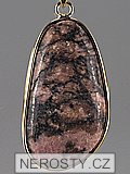 rhodonite, pendant