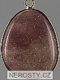 lepidolite, pendant