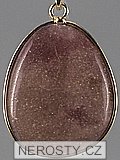 lepidolite, pendant