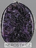 charoite, pendant