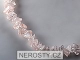 rose quartz, necklace