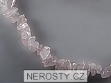 rose quartz, necklace